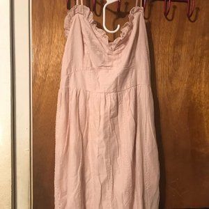 Abercrombie & Fitch Light Pink Dress Size Large